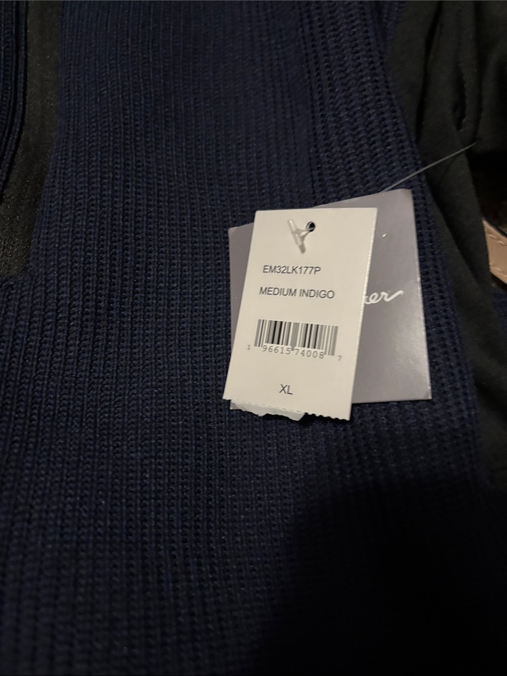 Eddie Bauer Navy and Black Full-Zip Utility Jacket - Picture 5 of 5